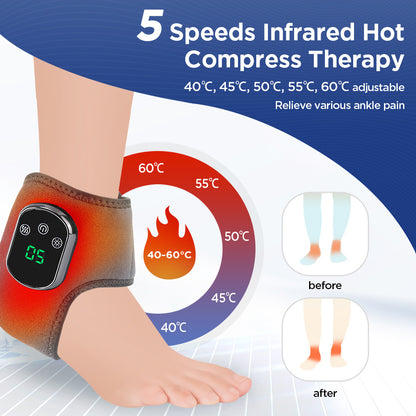 Electric Heating Ankle And Wrist Guard Feet Massage Instrument Relax Ankle